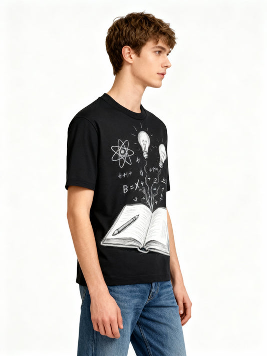 Thoughtwear: The 'Idea Book' Tee - Unisex Black T-Shirt
