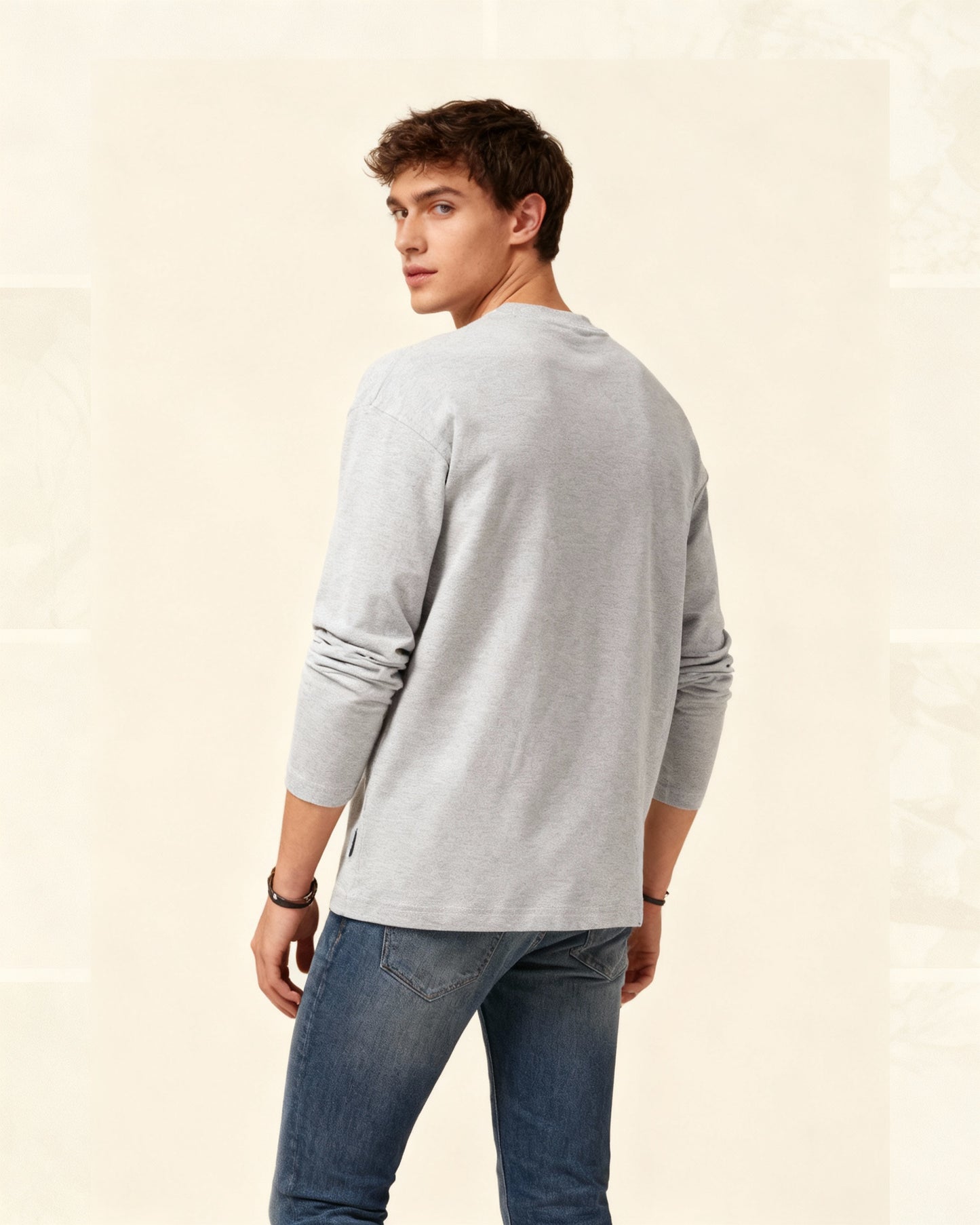 Hype. Long Sleeve T-Shirt - Grey and White Options