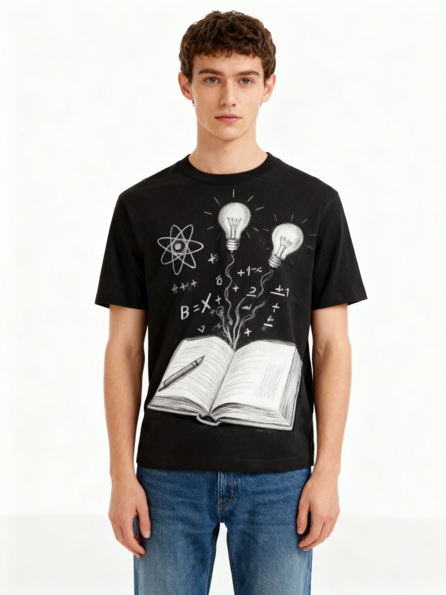 Thoughtwear: The 'Idea Book' Tee - Unisex Black T-Shirt