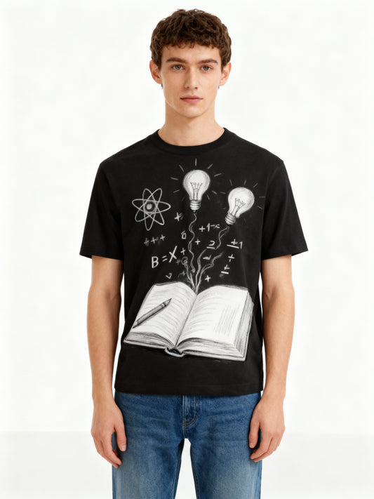Thoughtwear: The 'Idea Book' Tee - Unisex Black T-Shirt