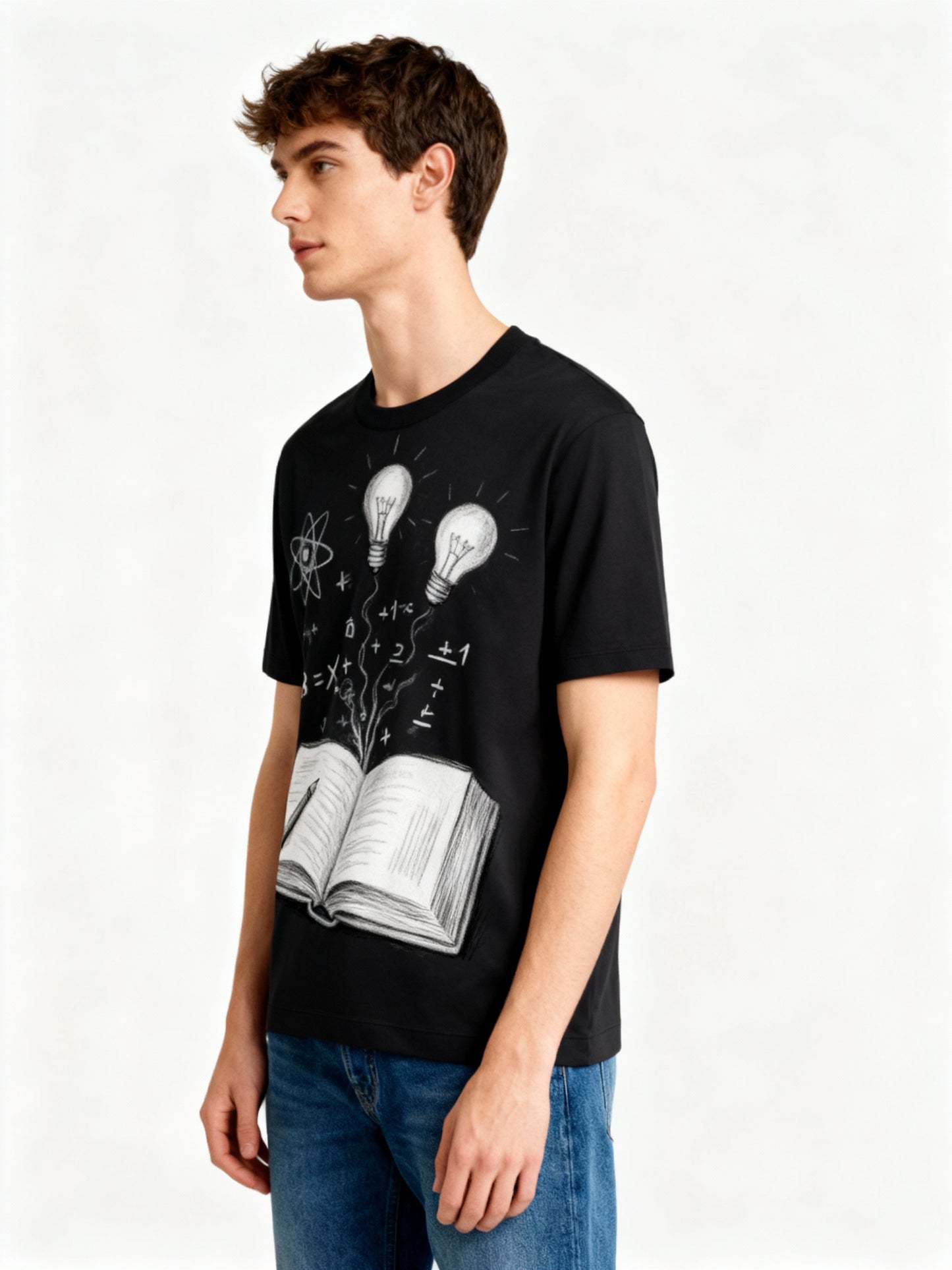 Thoughtwear: The 'Idea Book' Tee - Unisex Black T-Shirt
